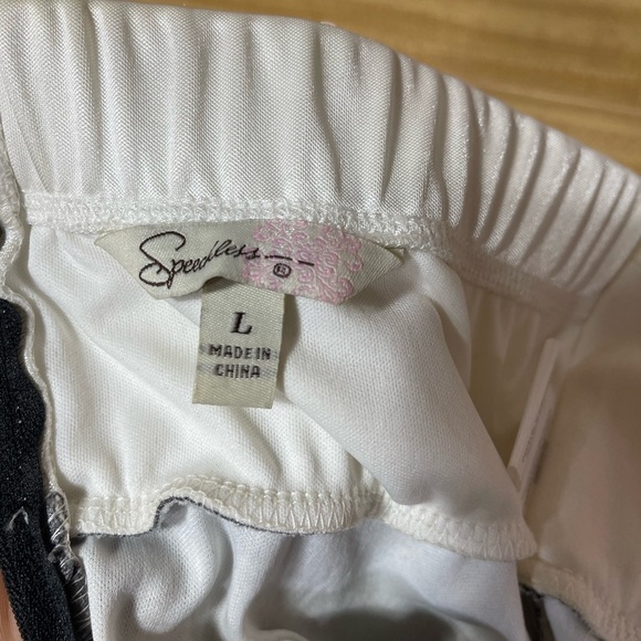 Speechless black white gray strapless ruched night out dress women’s size L - Picture 13 of 15